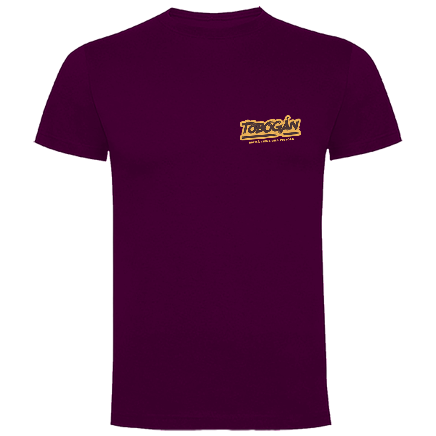 TOBOGÁN - Camiseta «Mamá Tiene Una Pistola» Granate - Imagen 2