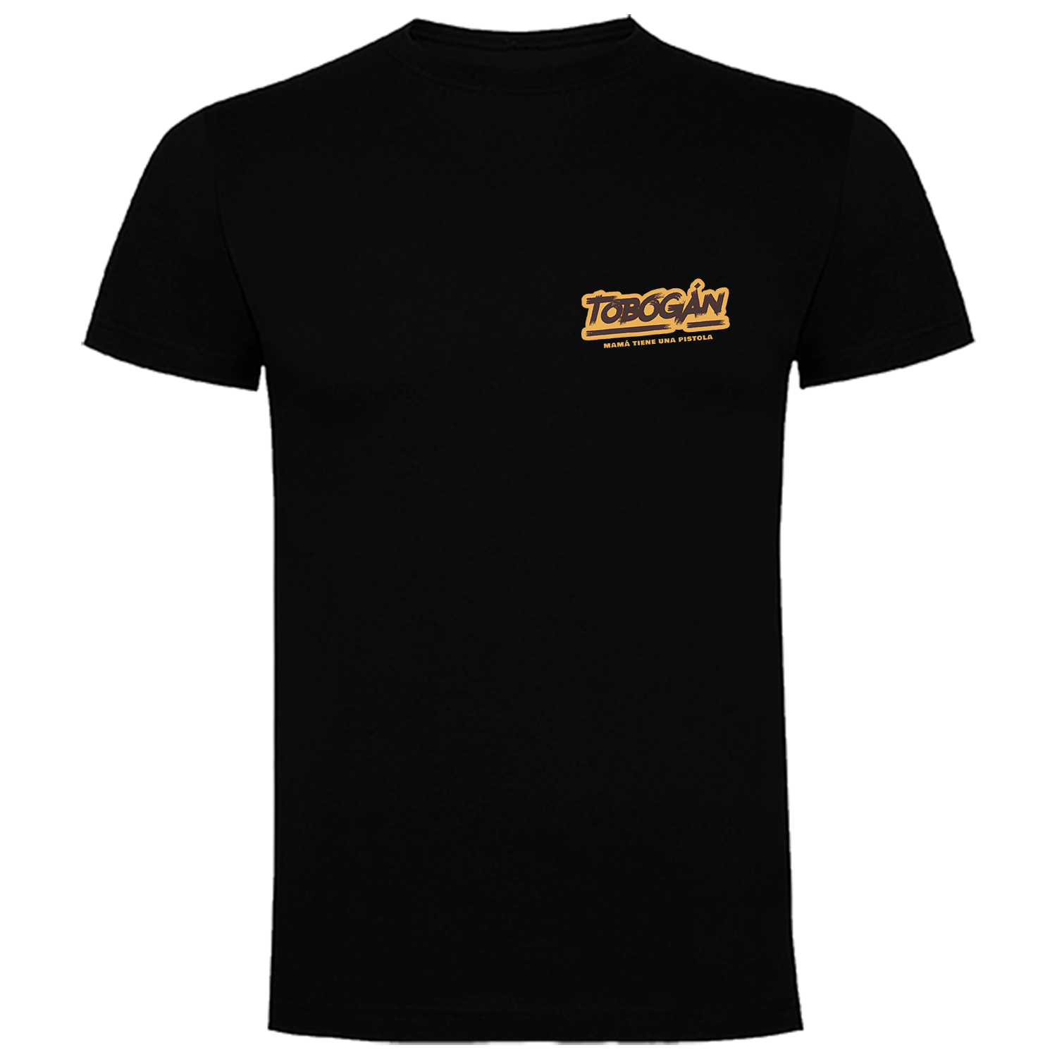 TOBOGÁN - Camiseta «Mamá Tiene Una Pistola» Negra - Imagen 2